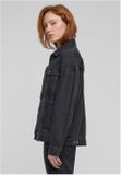 Urban Classics Ladies Oversized 90‘s Denim Jacket black washed