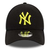 Capace New Era 9FORTY Adjustable Cap New York Yankees League Essential Black  Neon Green