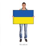 Steagul Ucrainei dimensiune 90x60 cm Premium Quality