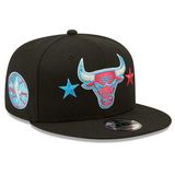 Capace New Era 9Fifty All Star Game NBA Chicago Bulls Cap Black