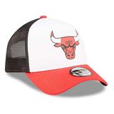 Capace New Era 940 Af Trucker NBA Team Clear Black Chicago Bulls cap White Black Red