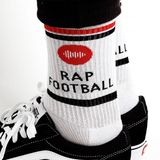 Sosete Rap &amp; Football Socks White