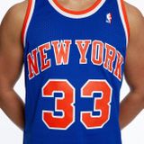 Mitchell &amp; Ness New York Knicks #33 Patrick Ewing royal Swingman Jersey 