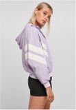 Urban Classics Ladies Crinkle Batwing Jacket lilac/whitesand