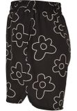 Urban Classics Ladies AOP Viscose Resort Shorts blackflower