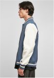 Starter Nylon College Jacket vintageblue/palewhite