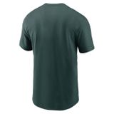 Nike T-shirt Men&#039;s Fuse Wordmark Cotton Tee Oakland Athletics pro green