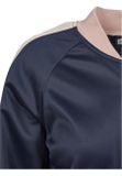 Urban Classics Ladies Button Up Track Jacket navy/lightrose/white