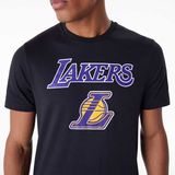 Tricou pentru bărbați New Era LA Lakers NBA Regular T-Shirt Black