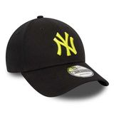 Capace New Era 9FORTY Adjustable Cap New York Yankees League Essential Black  Neon Green