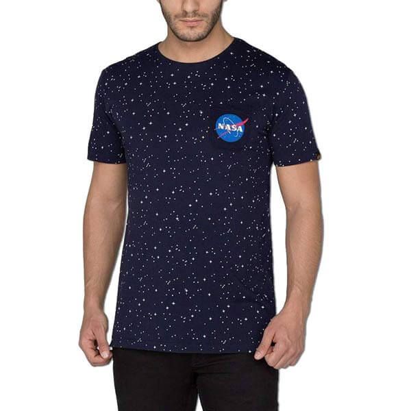 Alpha Industries Starry T-Shirt Rep. Blue