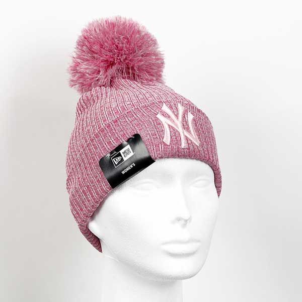 New Era Youth Eng Fit Knit NY Yankees Pink