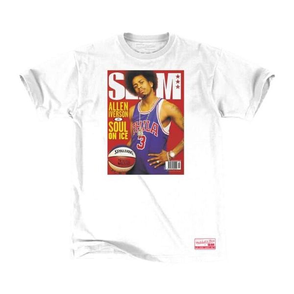 Mitchell & Ness T-shirt Allen Iverson NBA Slam Tee white