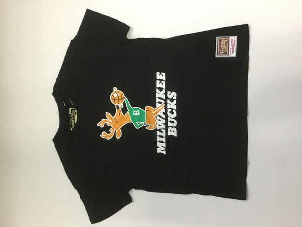 Mitchell & Ness T-shirt Milwaukee Bucks Team Logo Tee black