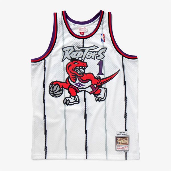 Koszulka Mitchell & Ness Toronto Raptors #1 Tracy McGrady white Swingman  Jersey ▷  - sklep online