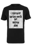 Mr. Tee Harlem Words Tee T-Shirt Round Neck black