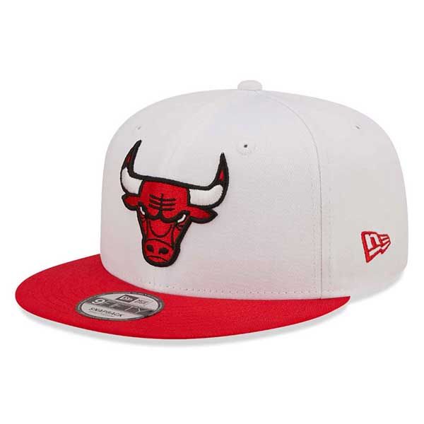 Capace New Era 9Fifty Team Crown Chicago Bulls Snapback cap White