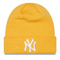 Capace NEW ERA MLB NY Yankees League essential Cuff Beanie Yellow