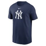 Nike T-shirt Men's Fuse Large Logo Cotton Tee New York Yankees midnight navy