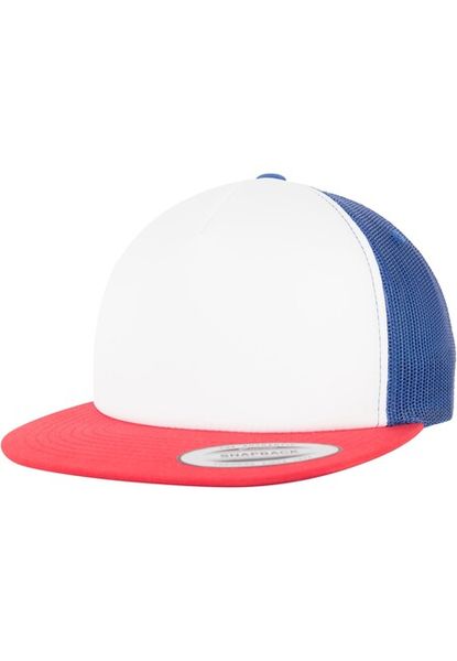 Urban Classics Foam Trucker with White Front red/wht/royal