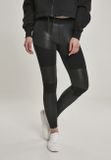Urban Classics Ladies Fake Leather Tech Leggings black
