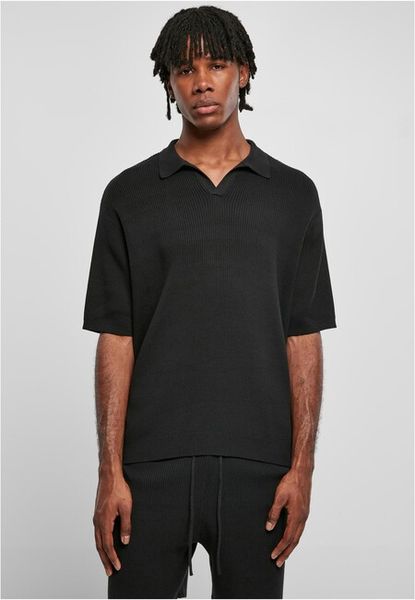 Urban Classics Ribbed Oversized Shirt black